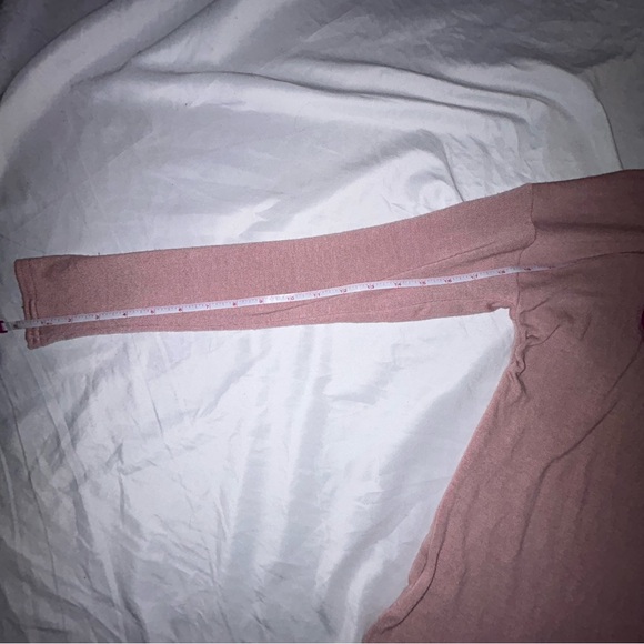 Women’s Small Mauve Pink Long Sleeve Pink Rose Vintage Ultra Soft Button Top - Picture 5 of 6